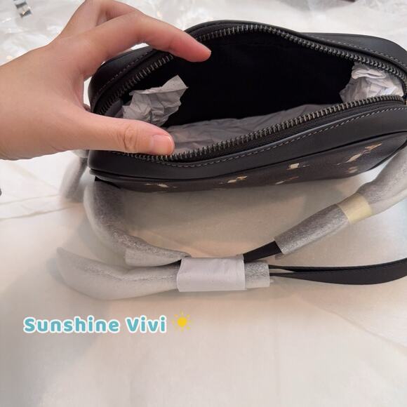 NWT Coach Jayden Crossbody BagWith Penguin Print CCO65 Black - Picture 8 of 8